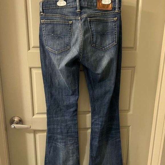 Polo Ralph Lauren Flare cut off Blue Jeans - Picture 3 of 7